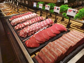 自助餐鲜肉区