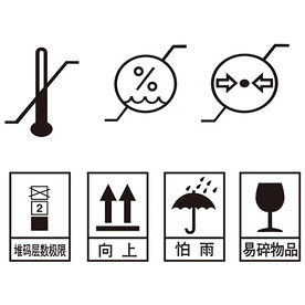 纸箱标志图标