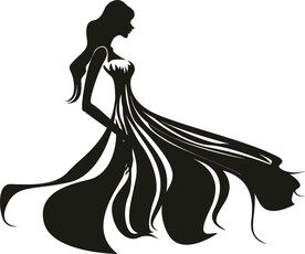 女性剪影