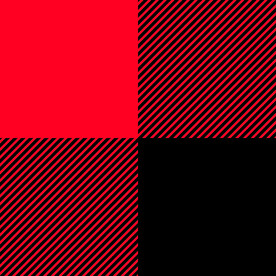 红色格子