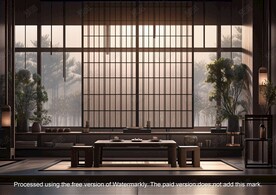 简洁现代公寓室内3D渲染