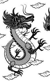 龙年剪纸