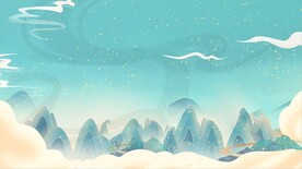 国潮风背景