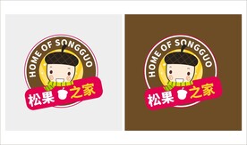 松果创意标志 