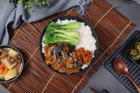 鱼香茄子饭图片