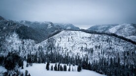 雪山雪景