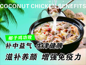 椰子鸡海报图片