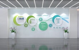 医院简介文化墙医疗机构健康医疗