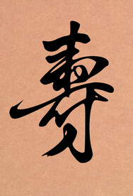 寿  毛笔字