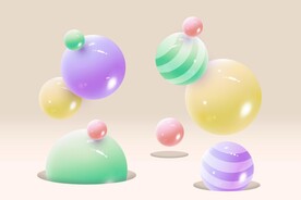 立体球体