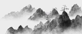 中国风山水背景