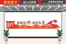 教师办公室文化墙