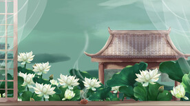 荷花背景