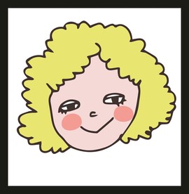 手绘卡通女孩