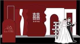 婚礼舞台背景
