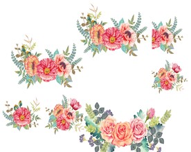卡通花朵