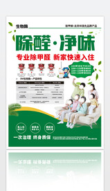 甲醛治理海报 