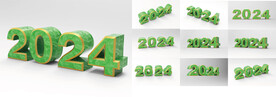 2024 立体字