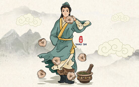 中医人物插画