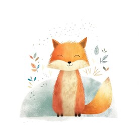 手绘狐狸 