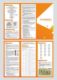 装修温馨提示三折页