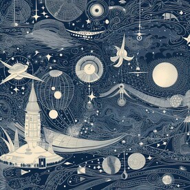 星月包装背景