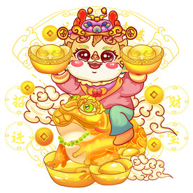 新年财神素材