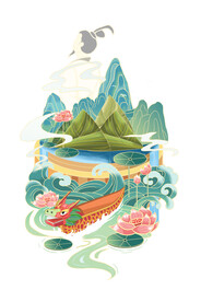 端午节插画
