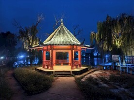 三岔湖夜景