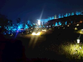 三岔湖夜景