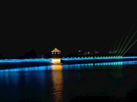 三岔湖夜景