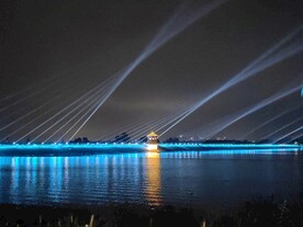三岔湖夜景
