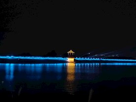 三岔湖夜景