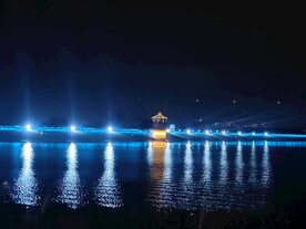 三岔湖夜景
