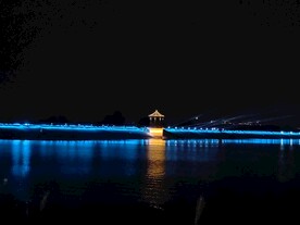 三岔湖夜景