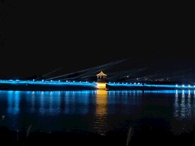 三岔湖夜景