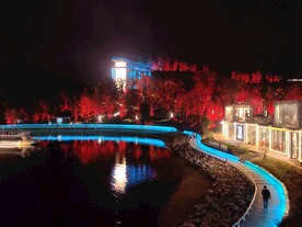 三岔湖夜景