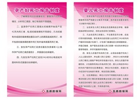 孕产妇婴儿死亡报告制度