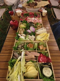 烧烤九宫格美食