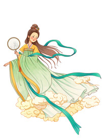 国潮人物插画
