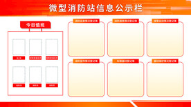 红色大气制度牌