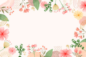 花边角图案背景矢量素材 图片