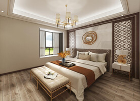 中式卧室设计