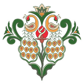 中式传统植物素材花纹
