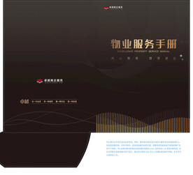 简洁深色系封套设计  