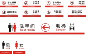 社区服务中心门牌提示牌