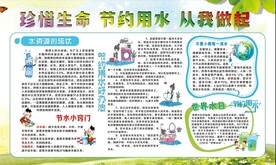 珍惜生命 节约用水
