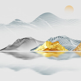 水墨山水画挂画装饰画