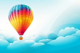 矢量热气球