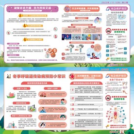 健康宣传栏 卫生 防疫
